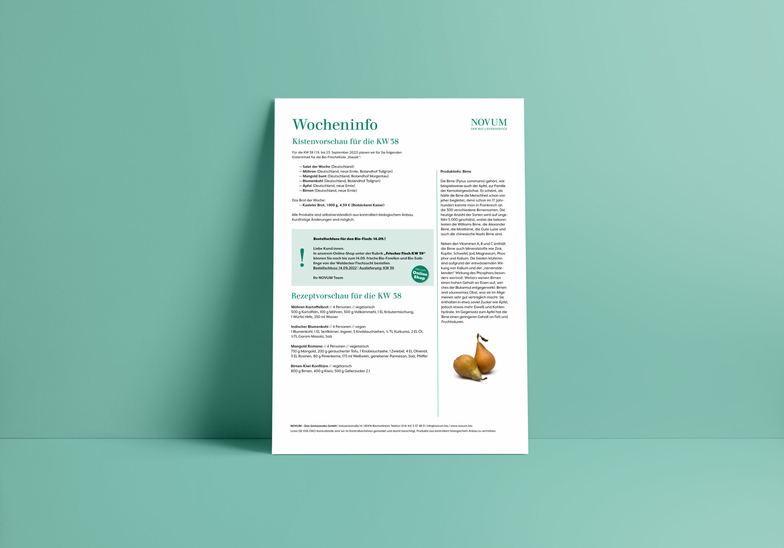Featured image for “Wocheninfo KW 38 / 19. bis 23. September 2022”
